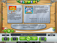 Flowers utbetalingstabell