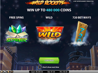 Wild Rockets spillvisning med mange wilds Wild Rockets spillvisning med mange wilds